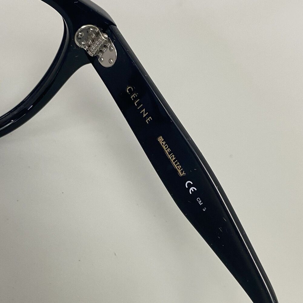 CELINE CL41755 Audrey 807/3H Black Cat eyeglasses 55-22-145 Italy Classic Frame - Picture 7 of 14